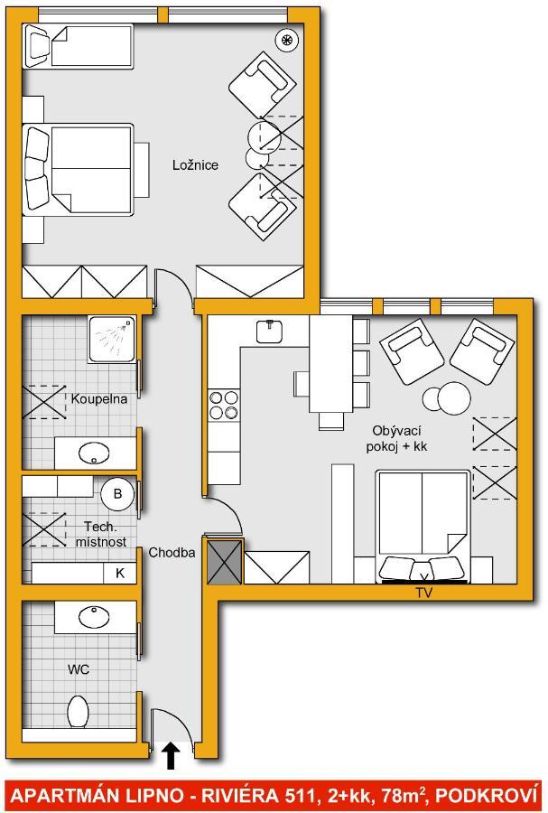 Luxury Apartman Lipno Lipno nad Vltavou Exteriér fotografie